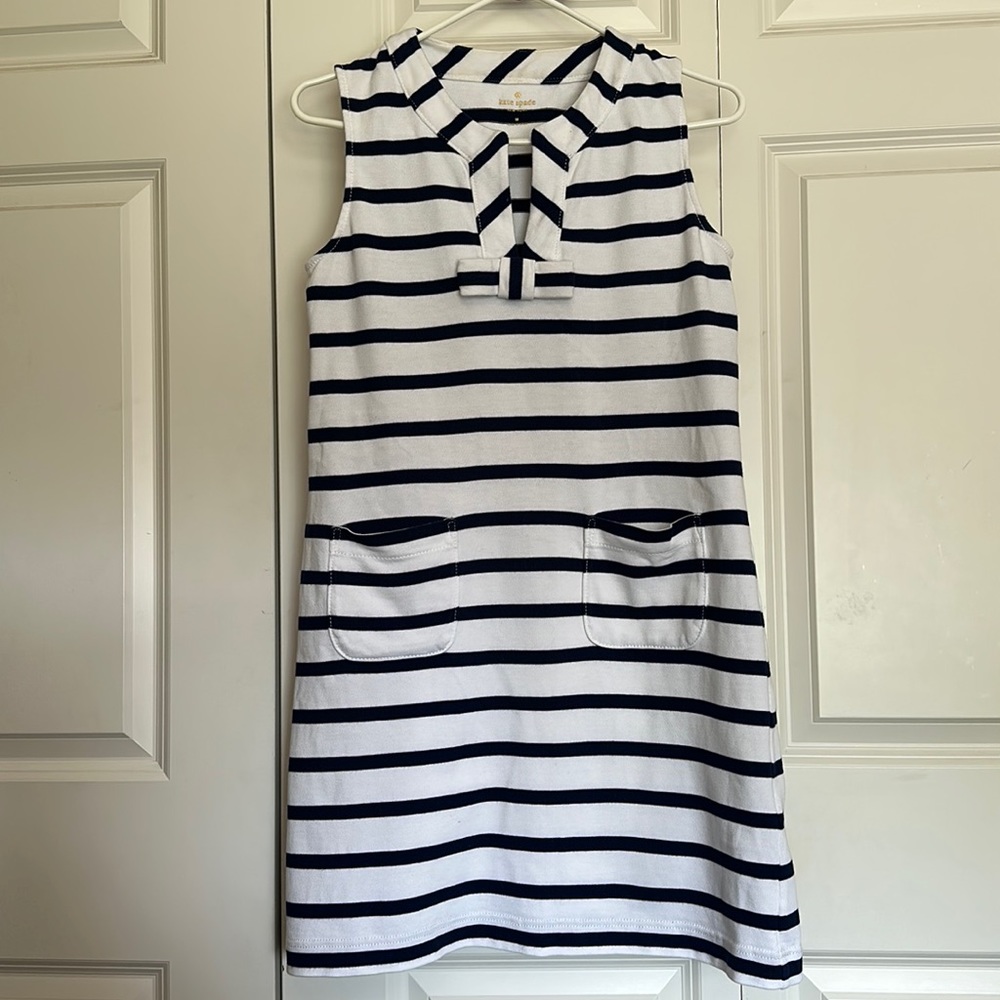 Women’s Striped Kate Spade Tropez Sleeveless Dress  Size M 100% Cotton